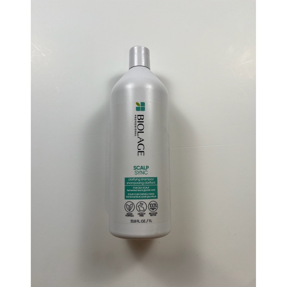 Biolage Scalp Sync Clarifying Shampoo for Oily Scalp 33.8 fl oz 1L Vegan Formula - Picture 3 of 5